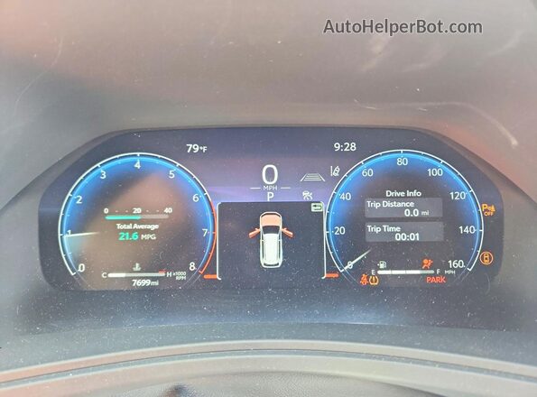 5TDAAAB56TS120824 2026 TOYOTA GRAND Gray Вид щитка приладів