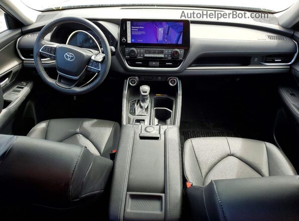 5TDAAAB58RS060800 2024 TOYOTA GRAND Gray Dashboard view