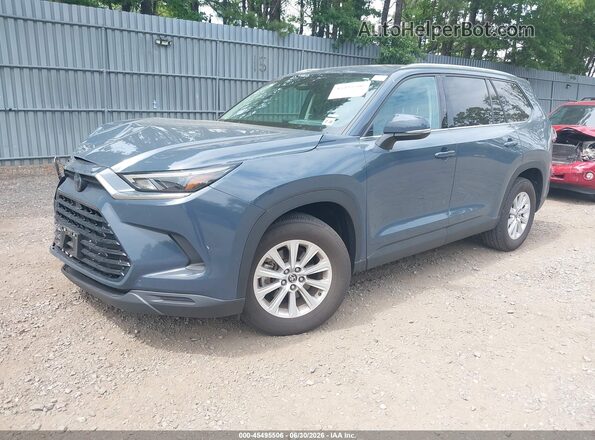 5TDAAAB58SS072306 2025 TOYOTA GRAND HIGHLANDER Gray Առջևի ձախ երեք քառորդ տեսարան