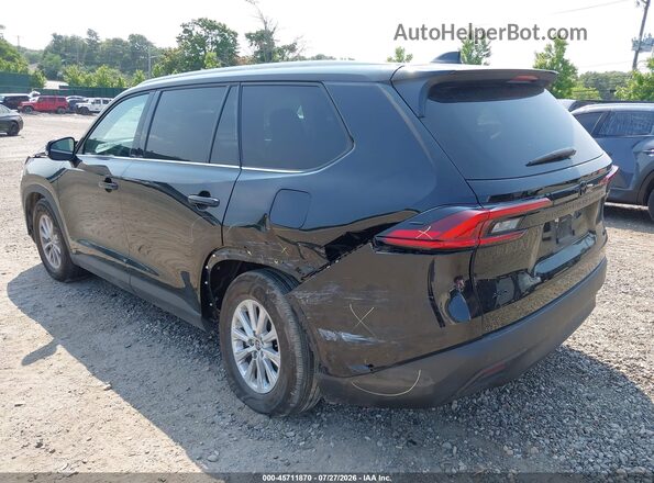 5TDAAAB58SS074959 2025 TOYOTA GRAND HIGHLANDER Black Trasero izquierdo