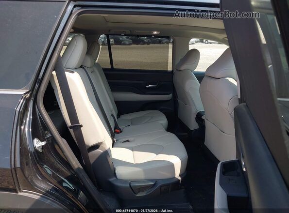 5TDAAAB58SS074959 2025 TOYOTA GRAND HIGHLANDER Black Vista de la etiqueta del VIN