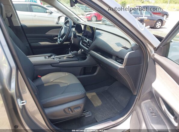 5TDAAAB59SS073092 2025 TOYOTA GRAND HIGHLANDER Gray Widok wnętrza z przodu