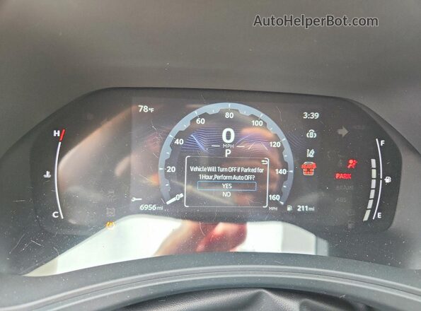 5TDAAAB59TS113057 2026 TOYOTA GRAND Black Instrument cluster view