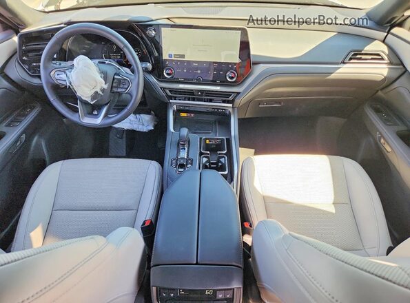 5TDAAAB65TS066313 2026 LEXUS TX Silver Առջևի վահանակի տեսք