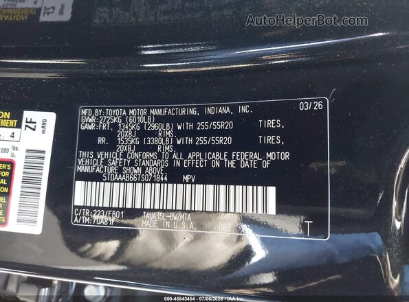 5TDAAAB66TS071844 2026 LEXUS TX 350 Black Շարժիչի բաժամունքի տեսք
