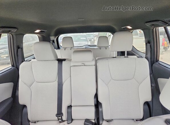 5TDAAAB6XSS044581 2025 LEXUS TX White Вид задніх сидінь