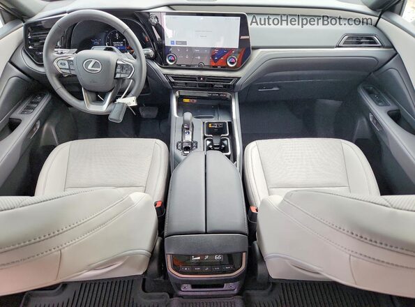 5TDAAAB6XSS044581 2025 LEXUS TX White Вид панелі приладів