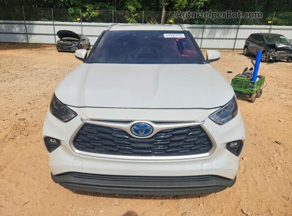 5TDAARAH4NS513069 2022 TOYOTA HIGHLANDER White Widok z przodu