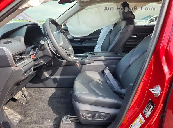 5TDABAA58RS001549 2024 TOYOTA GRAND Red წინა სალონის ხედი