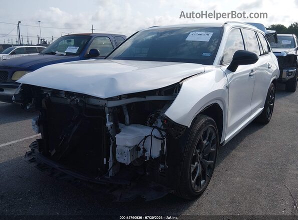 5TDABAB65SS009489 2025 LEXUS TX 500H White Vista tres cuartos delantera izquierda
