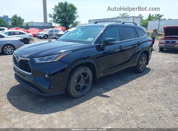 5TDABRCH0PS581771 2023 TOYOTA HIGHLANDER Черный Передняя левая четверть