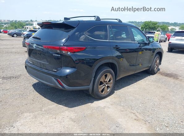 5TDABRCH0PS581771 2023 TOYOTA HIGHLANDER Черный Задняя правая четверть