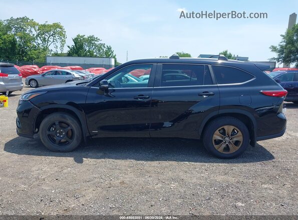 5TDABRCH0PS581771 2023 TOYOTA HIGHLANDER Черный Вид задней части салона
