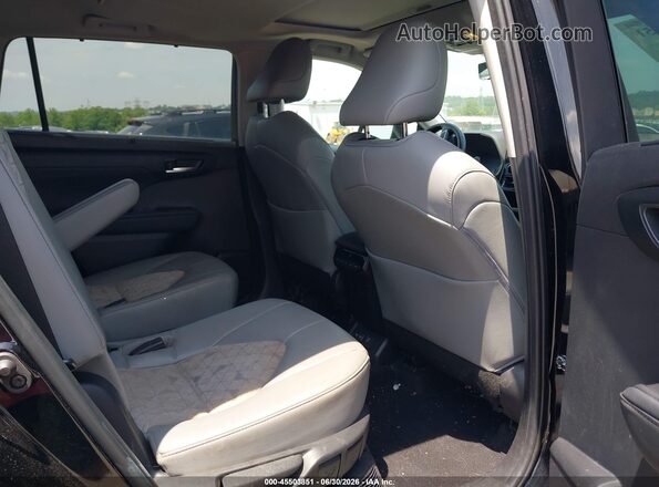 5TDABRCH0PS581771 2023 TOYOTA HIGHLANDER Черный Вид наклейки с VIN-кодом