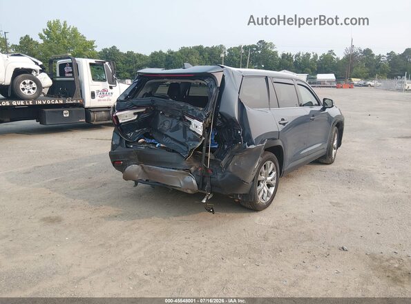 5TDACAB50SS056224 2025 TOYOTA HIGHLANDER Blue Trasero derecho