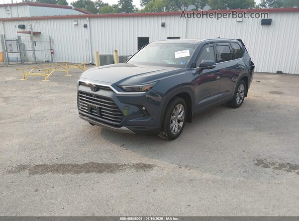 5TDACAB50SS056224 2025 TOYOTA HIGHLANDER Blue Vista tres cuartos delantera izquierda