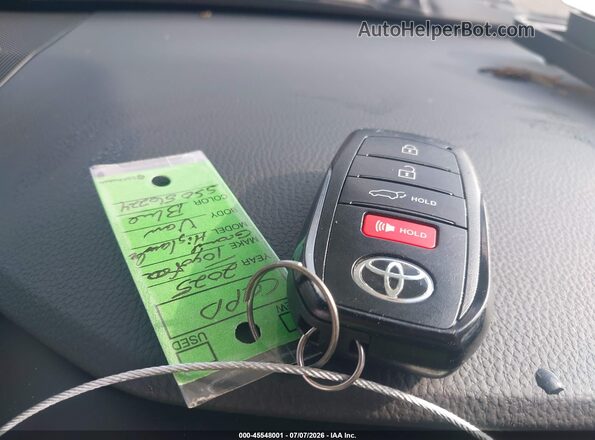 5TDACAB50SS056224 2025 TOYOTA HIGHLANDER Blue Vista del salpicadero