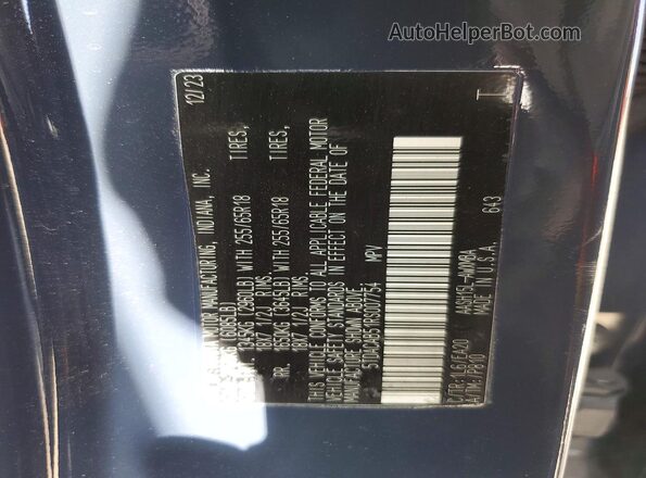 5TDACAB51RS007754 2024 TOYOTA GRAND Gray Widok wnętrza 360 stopni