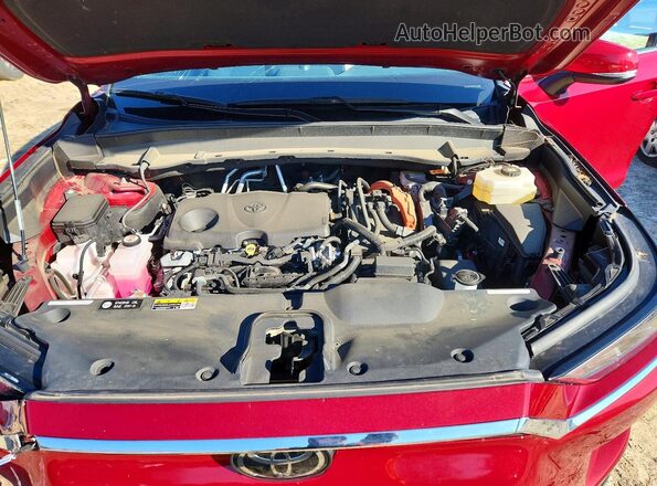 5TDACAB52RS014096 2024 TOYOTA GRAND Red Engine compartment view