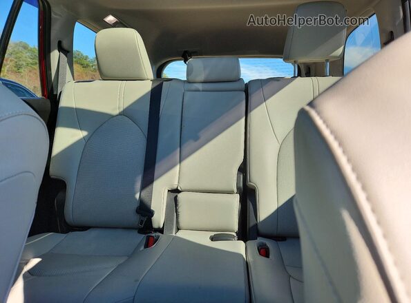 5TDACAB52RS014096 2024 TOYOTA GRAND Red Rear seats view