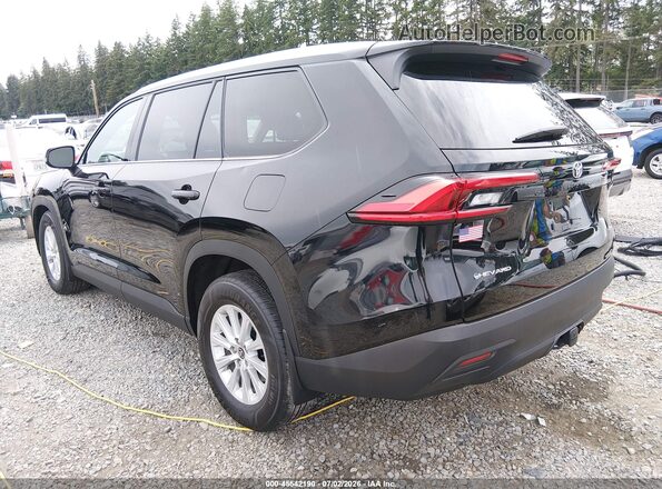 5TDACAB52RS027186 2024 TOYOTA GRAND HIGHLANDER Black უკანა მარცხენა
