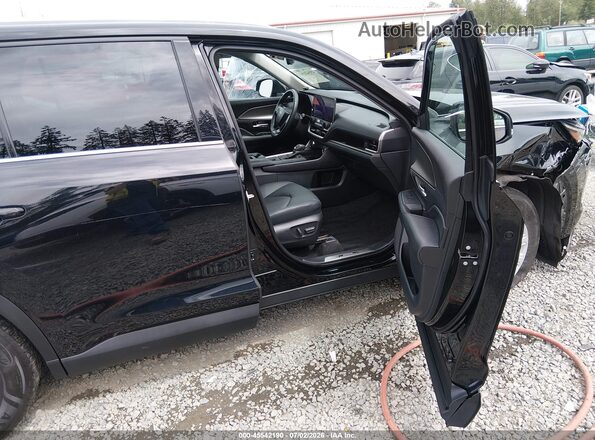 5TDACAB52RS027186 2024 TOYOTA GRAND HIGHLANDER Black წინა სალონის ხედი