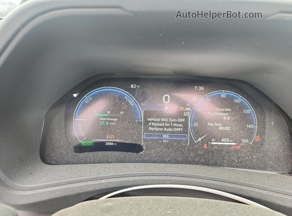 5TDACAB52TS070191 2026 TOYOTA GRAND Gray Вид щитка приладів