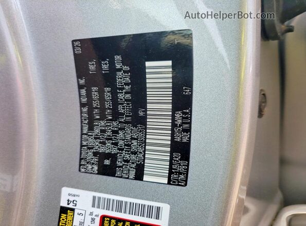 5TDACAB52TS095317 2026 TOYOTA GRAND Silver 360 interior view