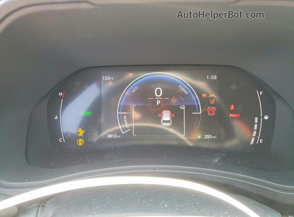 5TDACAB52TS095317 2026 TOYOTA GRAND Silver Instrument cluster view