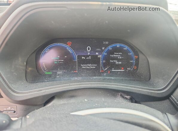 5TDACAB54RS009126 2024 TOYOTA GRAND Silver Vista del cuadro de instrumentos
