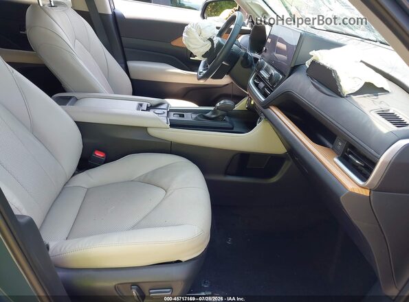 5TDACAB54SS045890 2025 TOYOTA GRAND HIGHLANDER Blue წინა სალონის ხედი