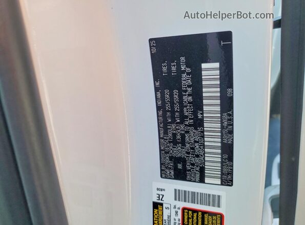 5TDACAB54TS071715 2026 TOYOTA GRAND White 360 interior view