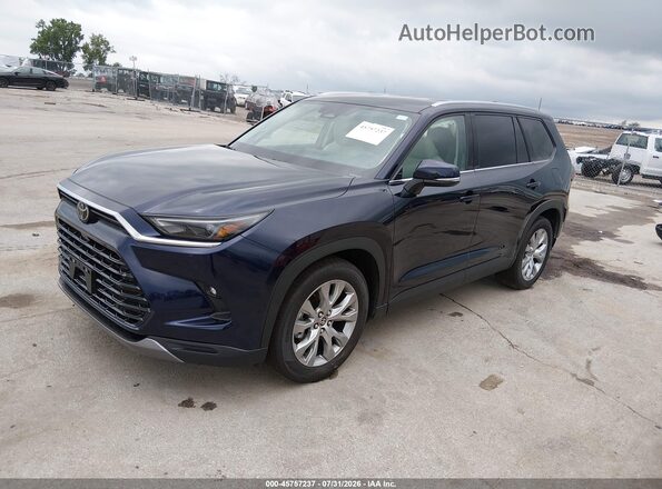 5TDACAB54TS110755 2026 TOYOTA GRAND HIGHLANDER HYBRID Blue წინა მარცხენა ხედი სამი მეოთხედიდან