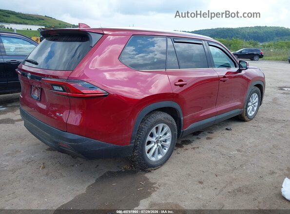 5TDACAB55SS033733 2025 TOYOTA GRAND HIGHLANDER Red Rear right