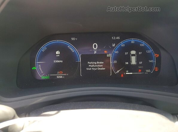 5TDACAB55TS080617 2026 TOYOTA GRAND Silver Instrument cluster view