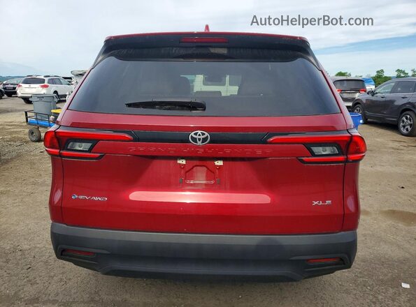 5TDACAB57RS010223 2024 TOYOTA GRAND Red Հետևի տեսք
