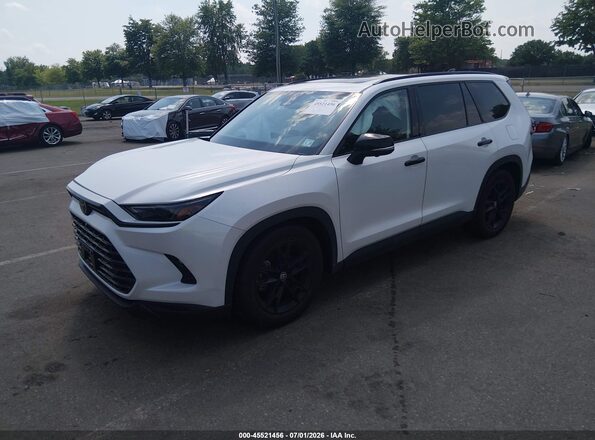 5TDACAB57SS052154 2025 TOYOTA GRAND HIGHLANDER White Vista tres cuartos delantera izquierda