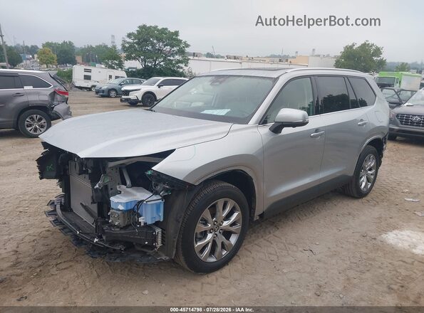 5TDACAB58RS014894 2024 TOYOTA GRAND HIGHLANDER Silver Առջևի ձախ երեք քառորդ տեսարան