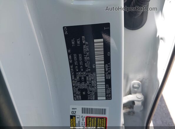 5TDACAB58RS020985 2024 TOYOTA GRAND HIGHLANDER White Շարժիչի բաժամունքի տեսք