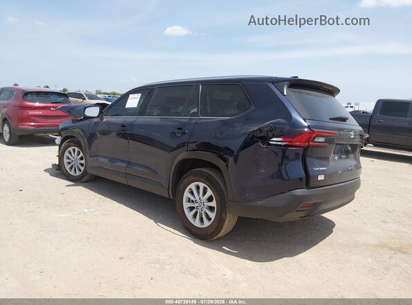5TDACAB58TS072365 2026 TOYOTA GRAND HIGHLANDER HYBRID Синий Задняя левая четверть