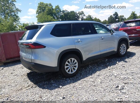5TDACAB59SS032407 2025 TOYOTA GRAND HIGHLANDER Silver Задня права чверть