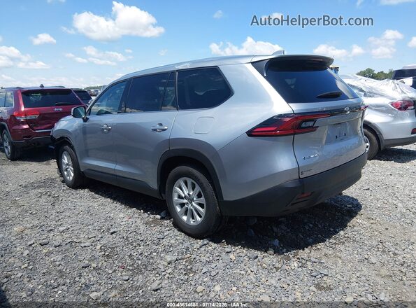 5TDACAB59SS032407 2025 TOYOTA GRAND HIGHLANDER Silver Задня ліва чверть