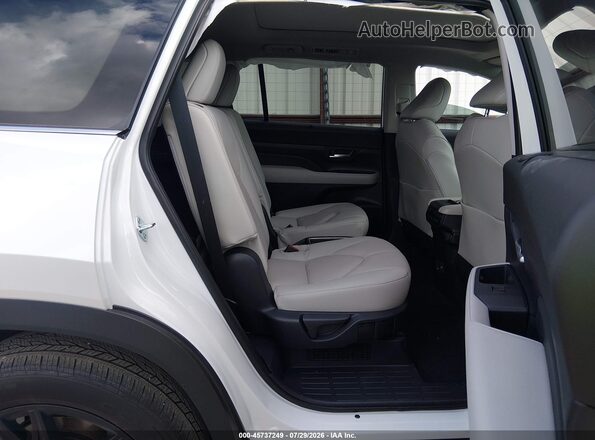 5TDACAB59SS056528 2025 TOYOTA GRAND HIGHLANDER White Вид наклейки з VIN-кодом