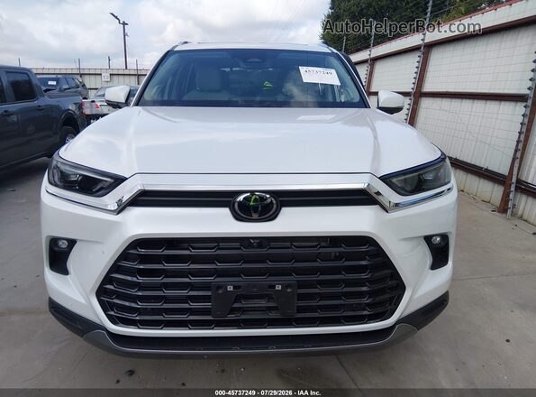 5TDACAB59SS056528 2025 TOYOTA GRAND HIGHLANDER White Вид задньої частини салону