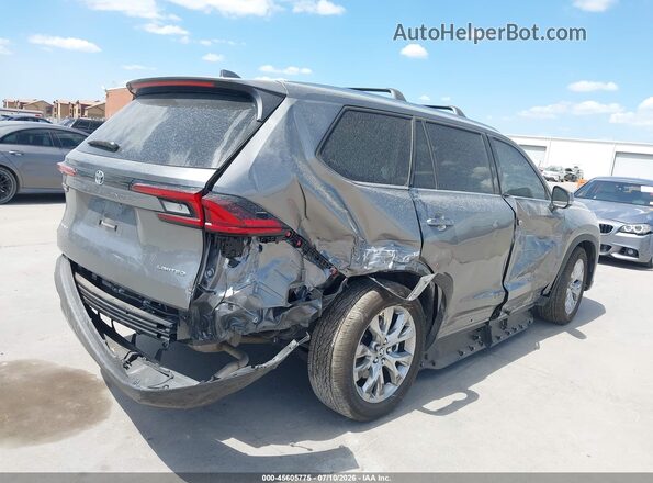 5TDACAB5XTS075333 2026 TOYOTA GRAND HIGHLANDER HYBRID Gray Задня права чверть