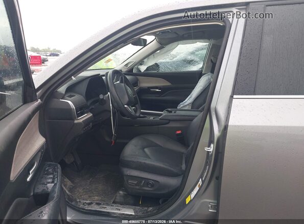5TDACAB5XTS075333 2026 TOYOTA GRAND HIGHLANDER HYBRID Gray Вид салону спереду