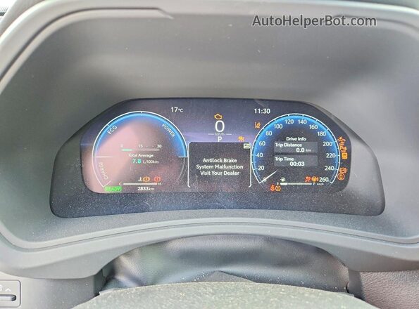 5TDACAB5XTS079477 2026 TOYOTA GRAND White Instrument cluster view