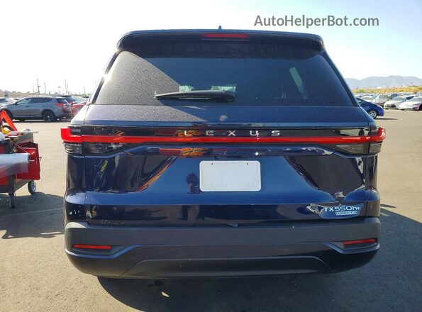 5TDACAC64RS000434 2024 LEXUS TX Blue Rear view