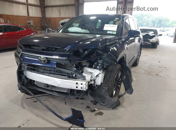 5TDADAB50SS017209 2025 TOYOTA GRAND HIGHLANDER Blue წინა ხედი