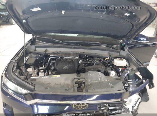 5TDADAB50SS017209 2025 TOYOTA GRAND HIGHLANDER Blue უკანა ხედი
